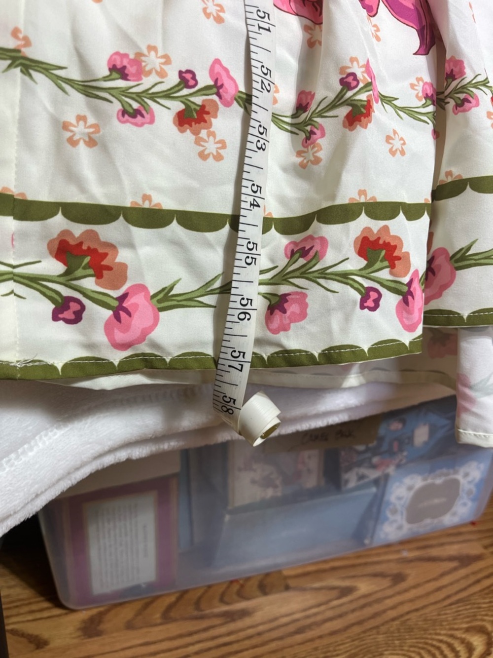 Commense White Maxi Dress with Pink Floral Print - Picture 5 of 8